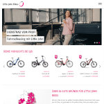 A little screenshot of the website of Little John Bikes